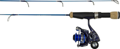 ICE LOGIC SLX SERIES 28" MEDIUM/LIGHT ACTION W/4BEARING ILC-104A REEL