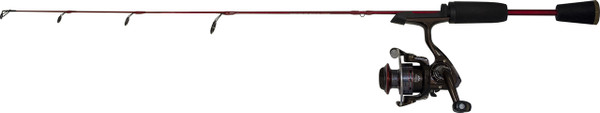 POLAR FIRE RED ZONE COMBO - 27" MEDIUM W/4B IAR REEL TOTAL TOUCH HANDLE