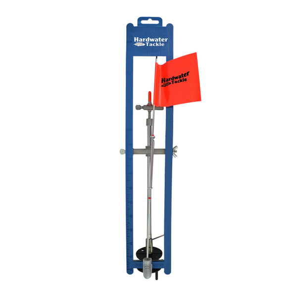 HARDWATER ICE MASTER TIP UP W/ 200' SPOOL AND BLUE FRAME