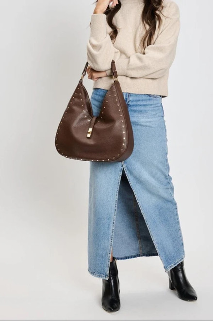 Stud Hobo Bag