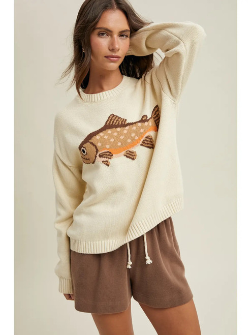 Fish Sweater Cream