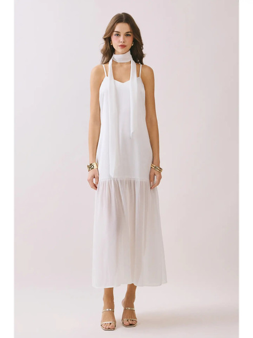 Accent White Maxi Dress