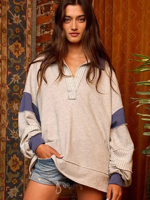 Color-Block Sweatshirt