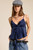 Midnight Ruffle Tank
