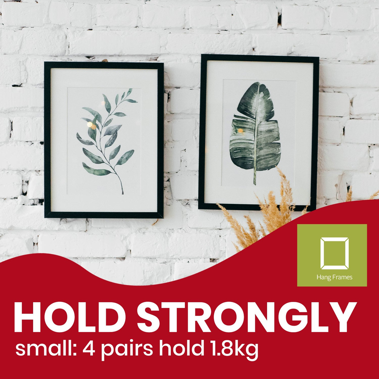 Command Small Picture Hanging White Strips - 4pcs