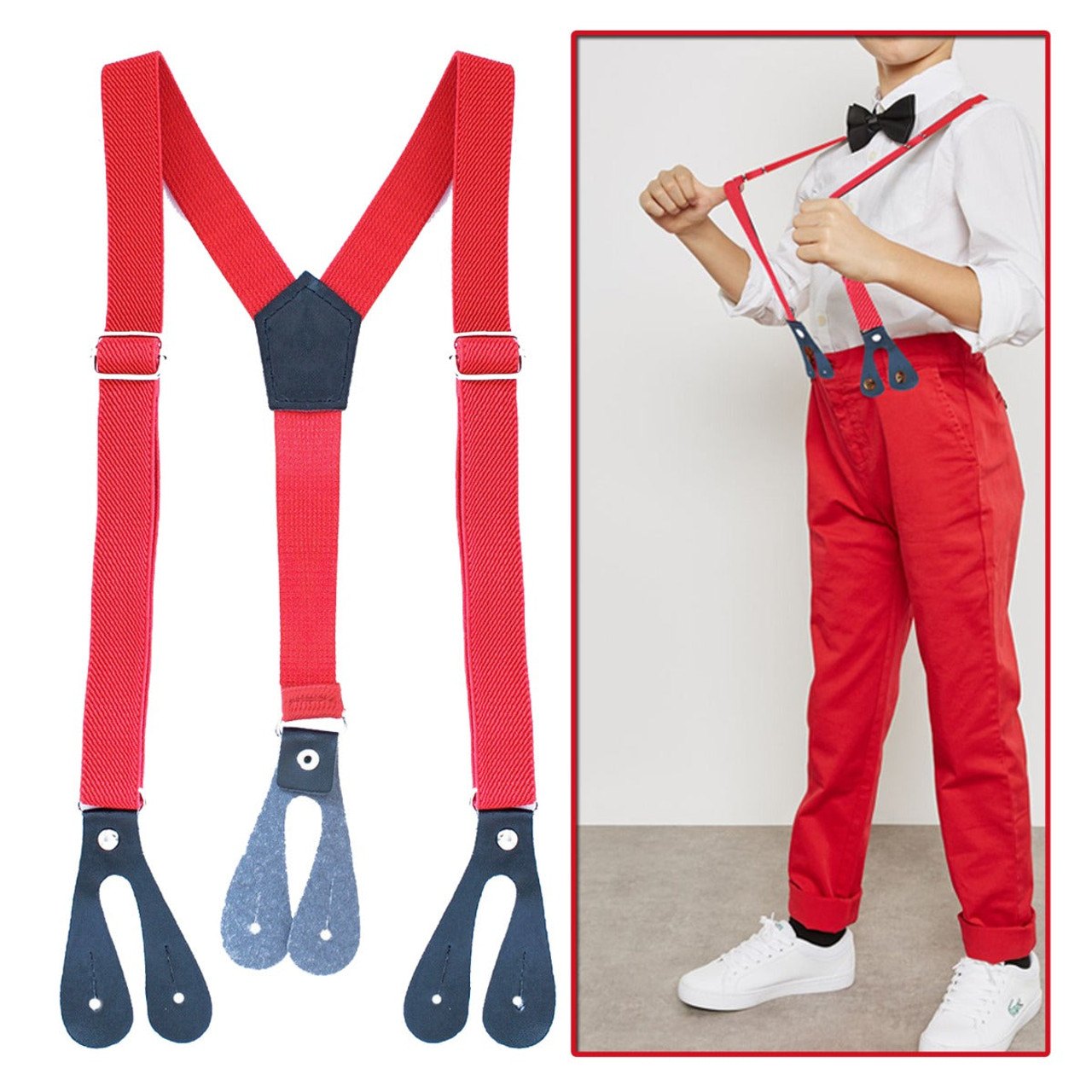 Royal Air Force Adjustable Ribbon Suspenders – The Andover Shop