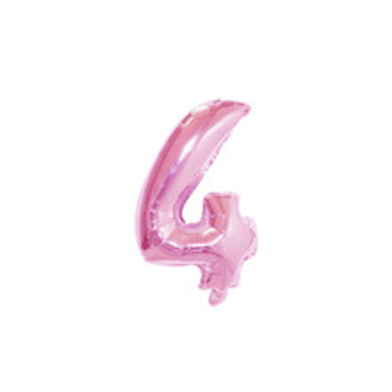 Large Foil Number Air-fill and Helium Balloons (0-9) - Pink