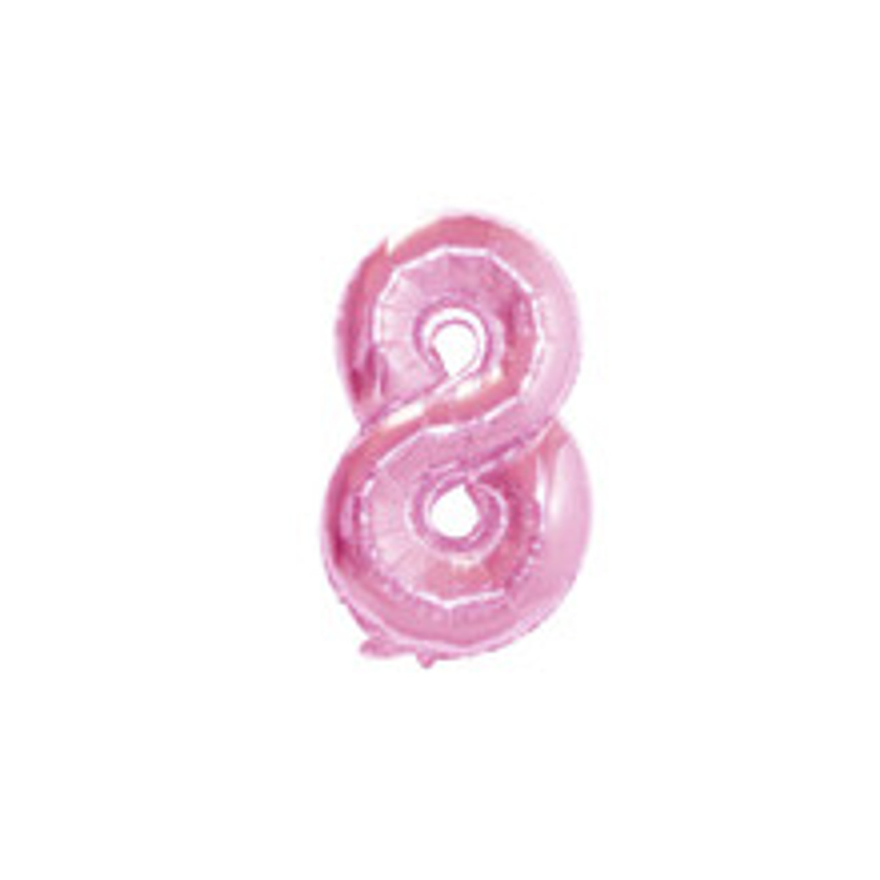 Large Foil Number Air-fill and Helium Balloons (0-9) - Pink