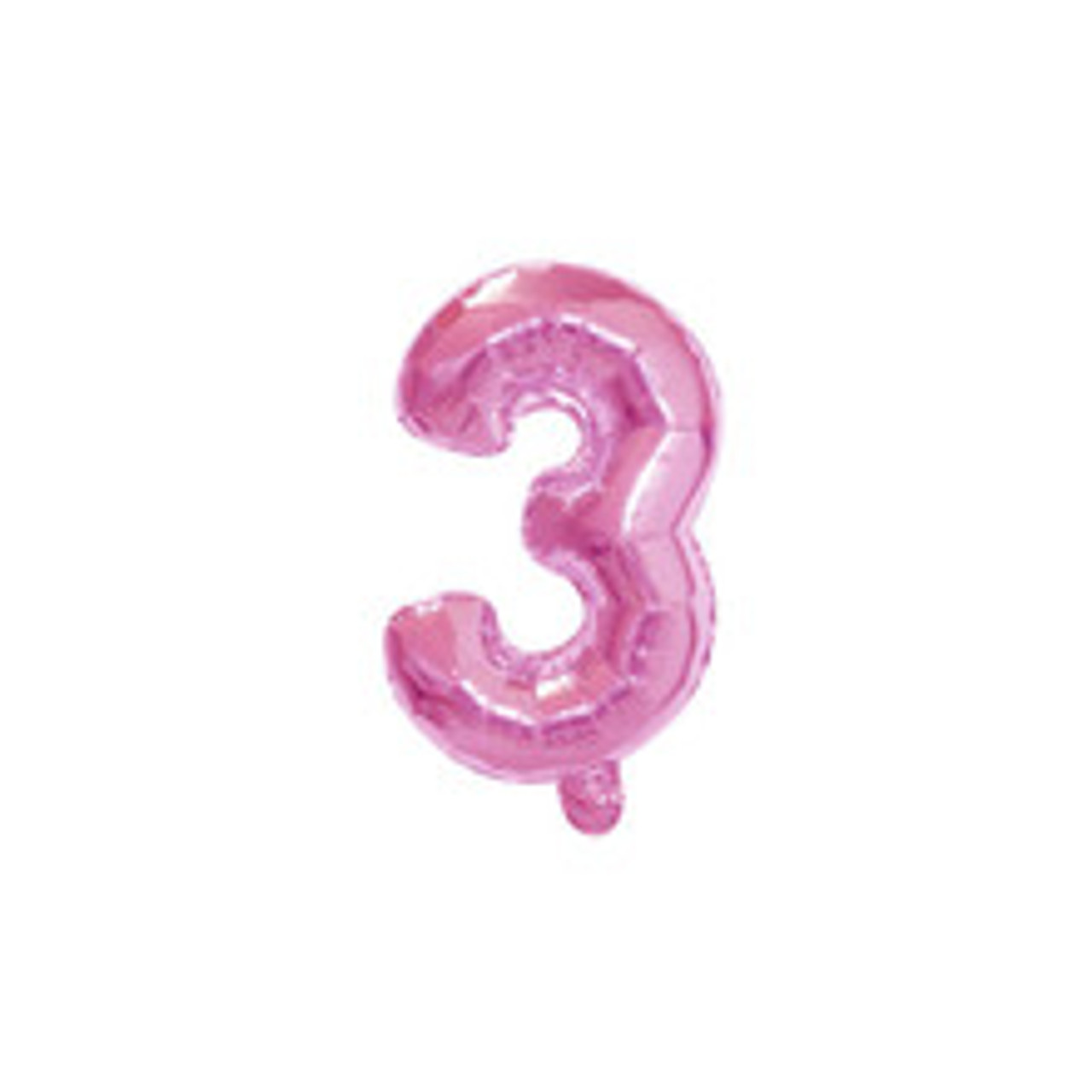 Large Foil Number Air-fill and Helium Balloons (0-9) - Pink