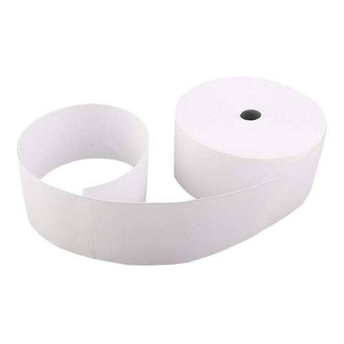 50 Metres Long White Curtain Heading Tape Blended Cotton Polyester Drapery Roll for Making Curtains, Drapes, DIY Projects, Craft Supplies, 100mm Wide