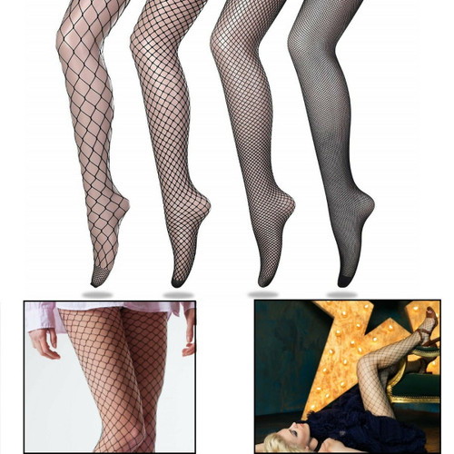 High Waist Fishnet Stocking Net Pantyhose Diamond Mesh Tights for Women Fashion Clothing