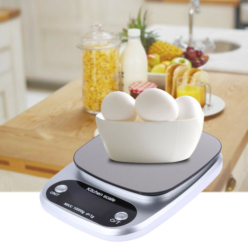 Electronic Digital Kitchen Weighing Scale with 4 Units Tare Function