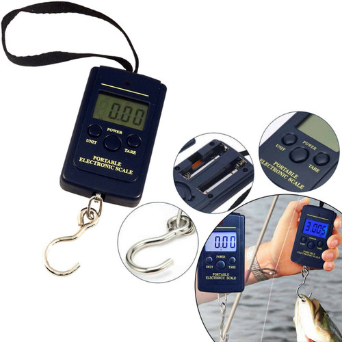 Digital Portable Luggage Scale LCD Display 40kg Electronic Weighing Machine Pocket Scale For Bags, Backpack, Travel Gear