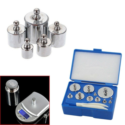Round Stainless Steel Precision Calibration Weight for Digital Pocket Scale Capsule Measurements
