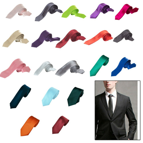 Men’s Satin Neck Ties Party Wear Clothing