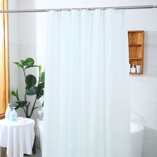 PEVA Plastic Shower Curtain - Clear