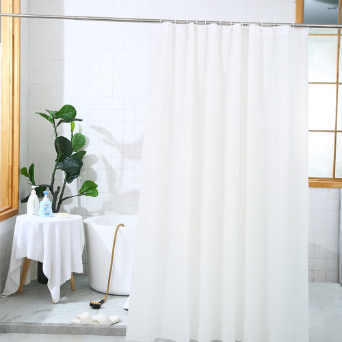 PEVA Plastic Shower Curtain - Ivory