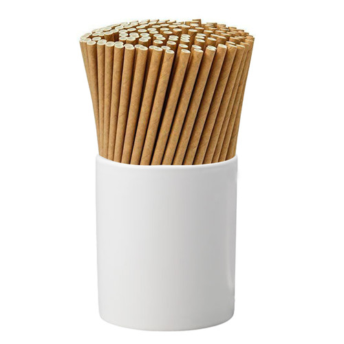 Brown Biodegradable Paper Straws