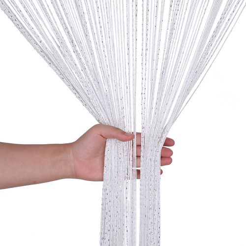 String Curtain Panel - White