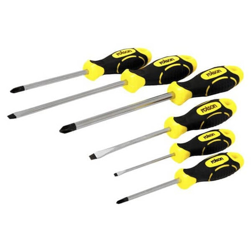 Rolson 6pc Screwdriver Set