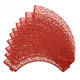 25x Laser Cut Cupcake Wrappers - Orange