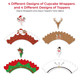 48pcs Christmas Cupcake Wrappers