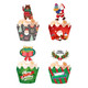 Christmas Cupcake Wrappers - 48pcs