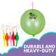 12" Printed Assorted Balloons with Elastic Bands - 50pcs