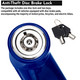Anti-Theft Disc Brake Lock with 2 Keys