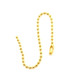 Metal Ball Chain with Connector - (Pack of 100)