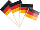 Germany Flag Printed Cocktail Sticks - 50pcs