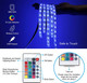 LED Strip Lights 5050 RGB Colour Changing Tape Lighting - 3, 5M