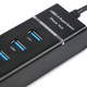 High-Speed USB 3.0 7-Port Hub with Multiple Extension Cables for PC and Laptop