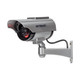 Dummy CCTV Camera Outdoor, Fake Camera with Light to Deter Burglars