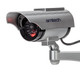 Dummy CCTV Camera Outdoor, Fake Camera with Light to Deter Burglars