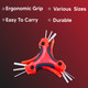 9 pc Folding Triangle Hex Key
