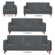 Premium Non-Slip Stretch Velvet-Touch Sofa Covers