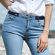 Adjustable Elasticated Buckle-Free Belt Unisex Stretch Belt