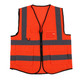 Reflecive Hi-Vis Zip-Up Mesh Safety Vests