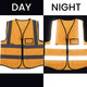 Reflecive Hi-Vis Zip-Up Mesh Safety Vests