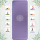 Non-Slip NBR Rubber Yoga Mat - 1.8m