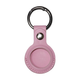 Protective PU Leather Case with Keyring For AirTag Location Tracker