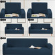 Premium Spandex Stretchable Plain Sofa Covers