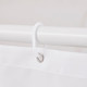 Polyester Shower Curtain With Hooks