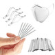 Nose Bridge Strip 85mm Aluminum Nose Wire Strips For Sewing Mask Making Face Cover