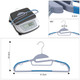 Premium Non-Slip Rubber Clothes Hangers - Pack of 10