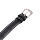 PU Leather Men's Wide Waist Belt With Silver Pin Buckle 20mm Skinny Adjustable Waistband for Jeans Trouser Fashion Accessory