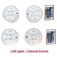 2.8" Submersible LED Lights with Infrared Remote Control