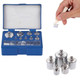 200g Round Stainless Steel Precision Calibration Weight Set - 19pcs