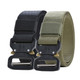 Tactical Belt Adjustable Military Style Webbing Belt With Side Release Buckle 125cm x 3.8cm